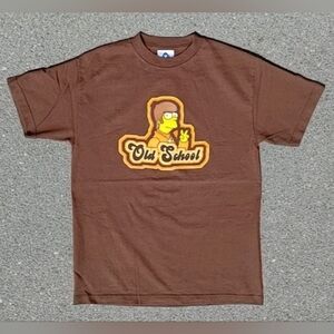 Vtg 2000s Simpsons Old School Print AAA T-Shirt Size (M)